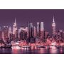 Itseliimautuvat fototapetit - Purple night over Manhattan - cityscape of New York architecture