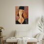 Taulu - Portrait of Jeanne Hebuterne in a Large Hat