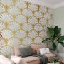 Fototapetti - Gold and Marble Art Deco-inspired Pattern