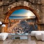 Fototapetti - Arch and Beach