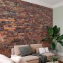 Fototapetti - Vintage Wall (Red Brick)