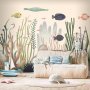 Fototapetti - Underwater World - Fish and Corals in Pastel Colours