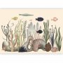 Fototapetti - Underwater World - Fish and Corals in Pastel Colours