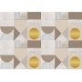 Fototapetti - Beige and Gold Geometric Pattern