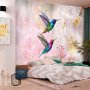 Fototapetti - Colourful Hummingbirds (Pink)