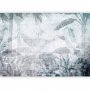 Fototapetti - Vanishing jungle - landscape of exotic nature in blue tones