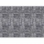 Fototapetti - Grey fortress - background with regular rectangles with concrete texture