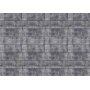 Fototapetti - Grey fortress - background with regular rectangles with concrete texture