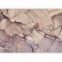 Fototapetti - Watercolour Abstraction - Powder Pink Marble With Gold Accents