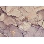 Fototapetti - Watercolour Abstraction - Powder Pink Marble With Gold Accents