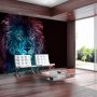 Fototapetti - Abstract lion - rainbow