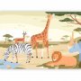 Fototapetti - Animals From Jungle Vector Illustration