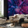 Fototapetti - Crystal - geometric fantasy with 3D elements in purple tones