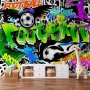 Fototapetti - Football Graffiti