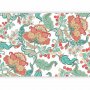 Fototapetti - Ethnic vegetation - plant motif with ornaments in coloured flowers