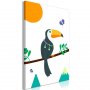 Taulu - Toucan And Butterflies (1 Part) Vertical