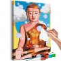 DIY kangas maalaus - Levitating Buddha