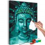 DIY kangas maalaus - Emerald Buddha