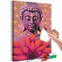 DIY kangas maalaus - Friendly Buddha