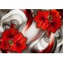 Itseliimautuvat fototapetit - Amaryllis - Ballad of the Red