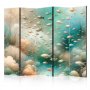 Sermi - Spectacular Underwater Landscape - Fish in an Underwater World in Turquoise Blue Beige and Delicate Orange Color