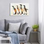 DIY kangas maalaus - Penguin Family