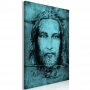 Taulu - Shroud of Turin in Turqoise (1 Part) Vertical