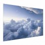 Juliste - Aerial Landscapes: Sunbeams Illuminating Puffy Cloud Formations