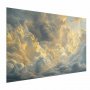 Juliste - Last Breath of the Day: Clouds Illuminated by Evening Glow