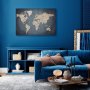 Taulu - World Map: Shades of Grey