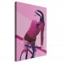 Taulu - Woman on Bicycle (1 Part) Vertical