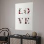 Juliste - Love in Flowers