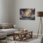 Juliste - Epic Play of Light: The Sun Battling for Dominance Over the Clouds