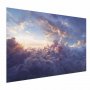 Juliste - Sun in Hiding: The Golden Face of the Sky Over the Cloudy Sea