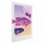 Juliste - Fantastic Fish - artistic illustration of fish on a colorful background
