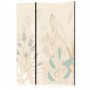 Sermi - Morning in the Meadow - Various Pastel Plants on a Beige Background