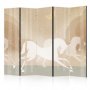 Sermi - Moonlit Steeds - Horses Galloping Among Trees on a Starry Night