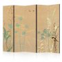 Sermi - Tiny Bird - Colorful Grasses in Golden Shades of Sunset