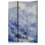 Sermi - Italian Landscape - Lake Como Painted in Shades of Blue
