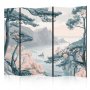 Sermi - Mountainous Coast with Trees and Rocks - in Light Pastel Blues