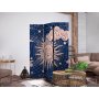 Sermi - Cosmic Harmony - Illustration of the Sun and Moon on a Navy Background