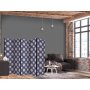 Sermi - Sunny Patterns - Repeating Sun Motif on a Navy Background