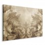 Taulu - Carved Baroque Ornaments Rich Composition in Sepia Colors