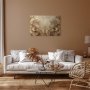 Taulu - Carved Baroque Ornaments Rich Composition in Sepia Colors