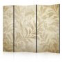 Sermi - Botanical Motif with Leaves and Vines in Sandy Colors