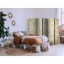 Sermi - Botanical Motif with Leaves and Vines in Sandy Colors