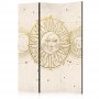 Sermi - Golden Sun and Moon - Artistic Retro Style Illustration