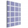 Taulu - Lines and Symmetry - Expressive White Grid on a Blue Background