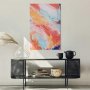 Taulu - Spring Shades - A Colorful Mix of Warm and Cool Tones on Canvas