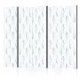 Sermi - Delicate Blue Fish - Mosaic Fish in Subtle Blue Color Shades with an Arched Pattern in the Background